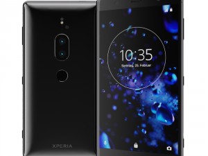 sony xperia xz2 premium black 3D Model