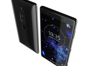 sony xperia xz2 premium black 3D Model
