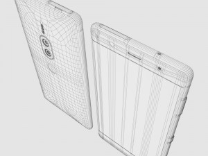 sony xperia xz2 premium black 3D Model