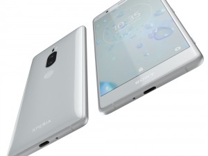 sony xperia xz2 premium silver Model 3D