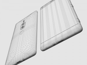 sony xperia xz2 premium silver Model 3D