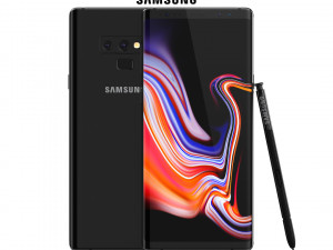 samsung galaxy note 9 midnight black Modèle 3D