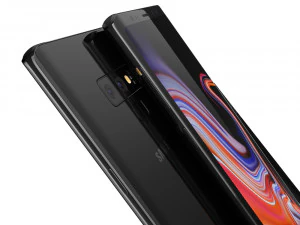 samsung galaxy note 9 midnight black 3D Model