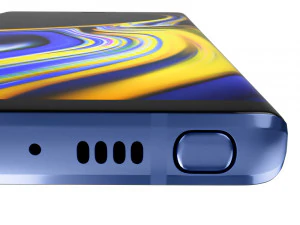 samsung galaxy note 9 ocean blue 3D Model