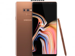 samsung galaxy note 9 cobre metálico Modelo 3D