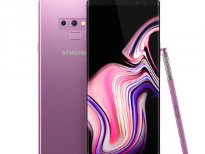 samsung galaxy note 9 lavender purple 3D Model