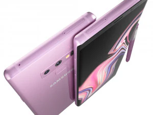 samsung galaxy note 9 lavender purple 3D Model