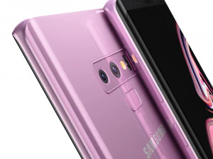 samsung galaxy note 9 lavender purple 3D Model