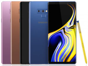 samsung galaxy note 9 toutes les couleurs Modèle 3D