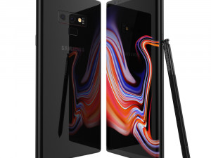 samsung galaxy note 9 all colors 3D मॉडल