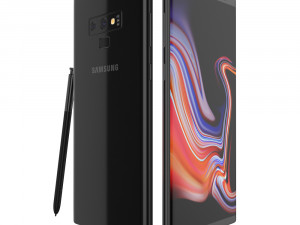 samsung galaxy note 9 all colors 3D मॉडल