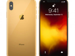 apple iphone 11 gold 3D Model