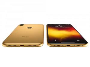 apple iphone 11 gold 3D Model