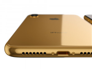 apple iphone 11 gold Model 3D