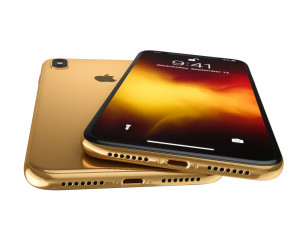 apple iphone 11 gold Model 3D