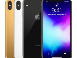 apple iphone 11 all colors 3D मॉडल