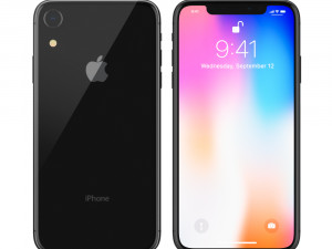 apple iphone 9 black 3D मॉडल
