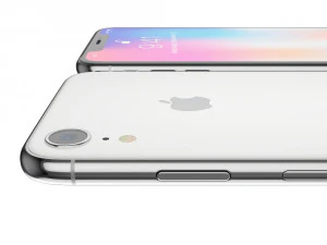 elma iphone 9 beyaz 3D Model