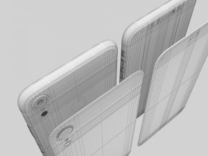 apple iphone 9 white 3D मॉडल