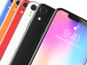 apple iphone 9 all colors 3D-Modell