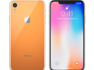 apple iphone 9 all colors 3D-Modell
