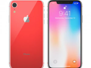 apple iphone 9 all colors 3D Model