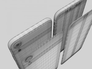apple iphone 9 all colors 3D-Modell