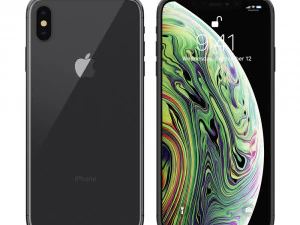 apple iphone xs max space gray 3D Model