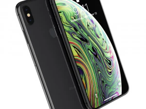 apple iphone xs max space gray 3D Model