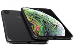 apple iphone xs max space gray 3D Model