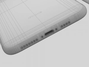 apple iphone xs max space gray 3D Model