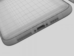 apple iphone xs max space gray 3D Model