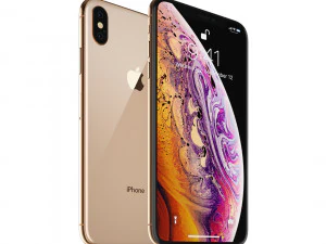 apple iphone xs max gold 3D Model