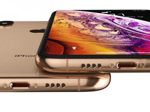 apple iphone xs max gold 3D Model