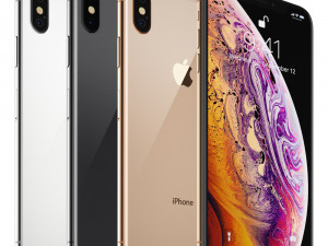 apple iphone xs max all colors 3D Model