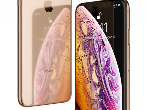 apple iphone xs max all colors 3D Model