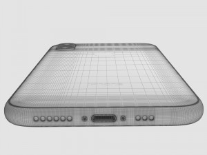 apple iphone xs space gray 3Dモデル