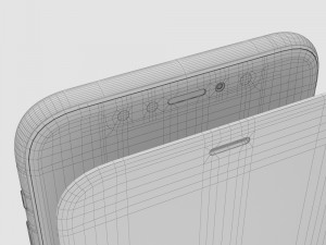 apple iphone xs space gray 3Dモデル