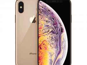 apple iphone xs gold 3D Model