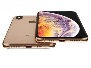 apple iphone xs gold 3D Model