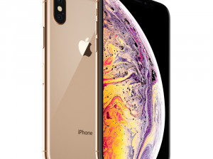 apple iphone xs gold 3Dモデル