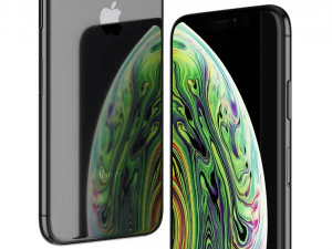 apple iphone xs all colors 3D Model