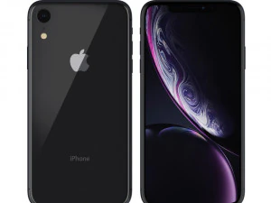 apple iphone xr black 3D Model