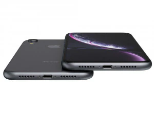 apple iphone xr black 3D Model