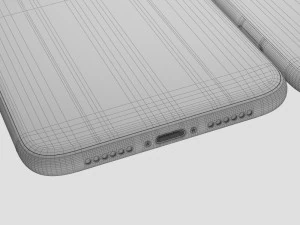 apple iphone xr black 3D Model