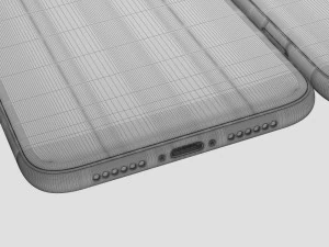 apple iphone xr black 3D Model
