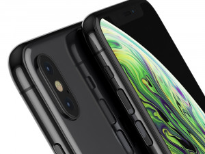 apple iphone xr black and xs space gray and xs max gold Modello 3D