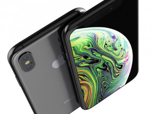 apple iphone xr black and xs space gray and xs max gold Modello 3D