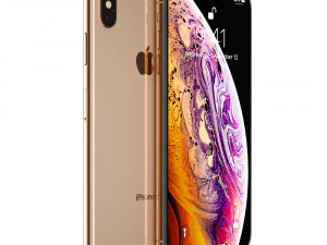 apple iphone xr black and xs space gray and xs max gold 3D Model