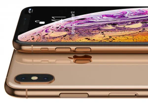 apple iphone xr black and xs space gray and xs max gold 3D Model